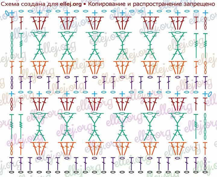 Tunic for girl. Chart 4.