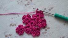 Crocheted Flower Lace/Edging