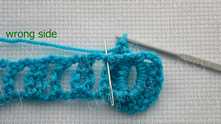 It is more convenient to do this by inserting a hook from the wrong side.