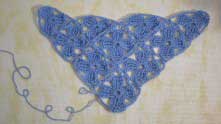 Вот мой образец в сыром виде. Как просто сделать бахрому я показывала в одном из ранних уроков.