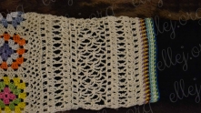 For sleeve use crochet charts 4, 3 and 2. For edging use chart 5.