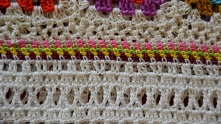 Here is a bit of crochet stitch "of the head".