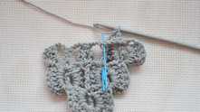 You can join second wing with single crochet (sc) at a wrong side.