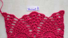 Дальше узор повторяем со второго ряда!