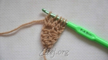 Yarn over, and pull through all loops on the hook.