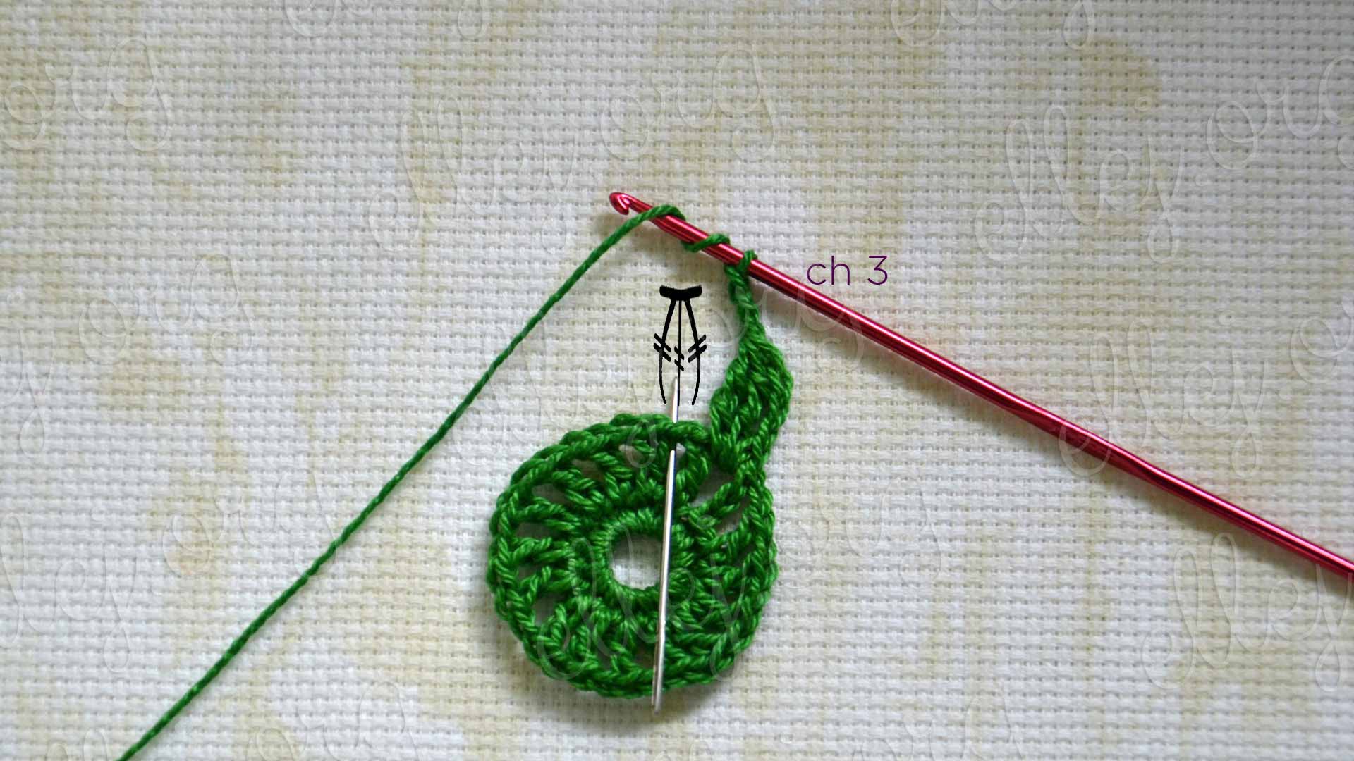Crochet Tape Lace #3  Вязание крючком от Елены Кожухарь