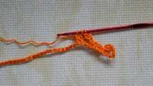 Yarn over, and pull through all loops on the hook.