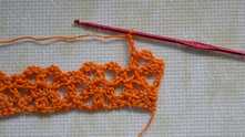 Alternating rows 3 and 4 to the desired length.