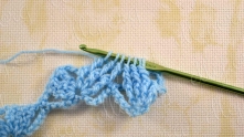 Yarn over, and pull through all loops on the hook.