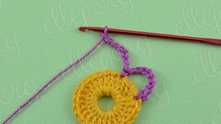 Crochet Curly Flower