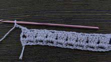 Ch 3. Then repeat the 2nd and 3rd rows.