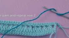 To get multicolored stitch - change the color of yarn. Dc in the first sc.