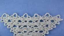 Very last rows (crochet straight edges) work after a "Spiders" row.