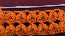 Finished the row 4. Work ch 1. Turn. Repeat row 3.