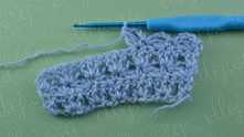 Intricate crochet stitch