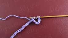 Diamond Crochet Stitch With Crossed Trebles