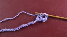 Diamond Crochet Stitch With Crossed Trebles