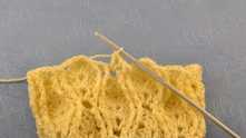 Узор "Рельефные Колосья" по кругу