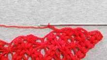 Lacy spiders and puff stitch