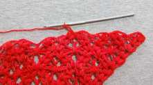 Lacy spiders and puff stitch
