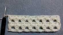 Repeat Row 4 and Row 5 to desired size. My sample is ready!