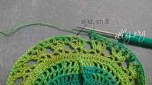 Join with slip st, ch 3