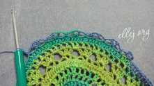 Row 21 - V-stitches