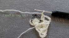 2 puff stitch together.