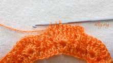 YO and pull yarn through all loops on the hook, ch 1.
