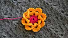 Crochet Flower is completed!