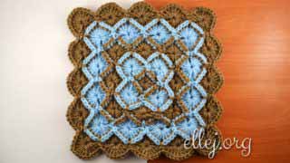 Баварское вязание крючком