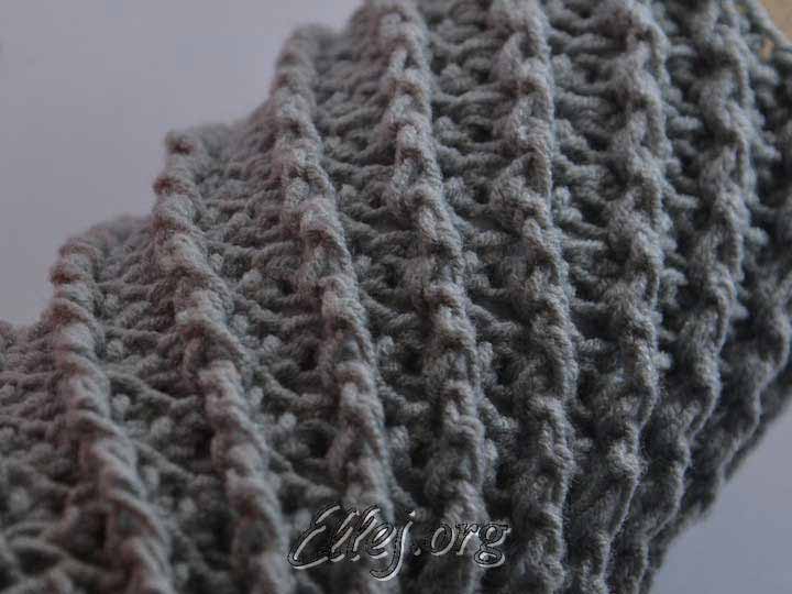 Diagonal Crochet Stitch