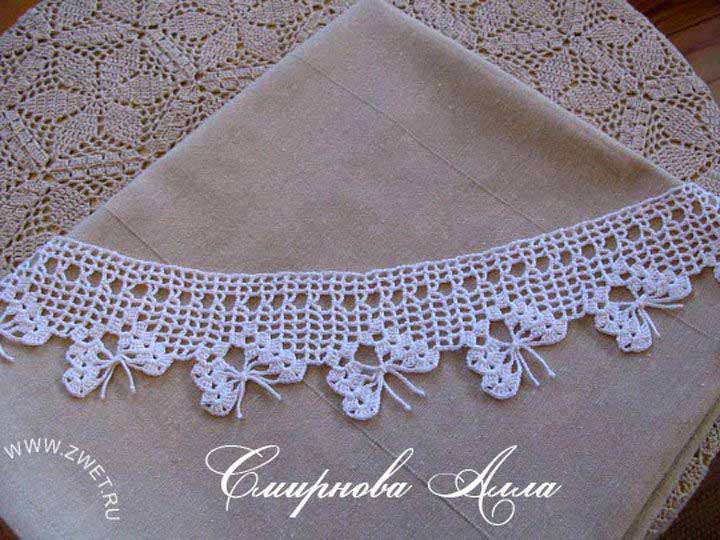 How to Crochet the Butterfly Edging