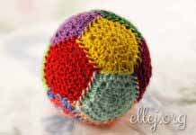 Crocheted anti-stress ball