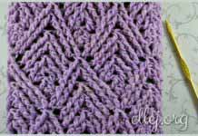 Сложный рельефный узор Еловый лес. 3Д ромбы 031