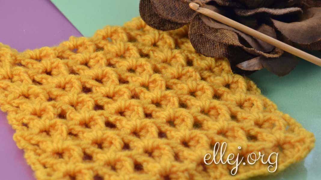 Yellow Sea crochet stitch
