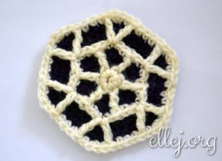 Шестиугольный мотив Снежинка Шестиугольный мотив снежинка