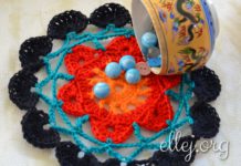 Colorful Doily – Stand for cup Colorful Doily Stand for cup