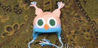 Шапочка-сова для куклы Шапочка-сова для куклы крючком