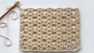 Ажурный узор крючком 028