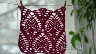 Узор Ананасы. Продолжение