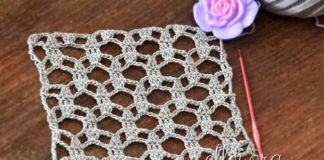 Ажурная сеточка крючком Ажурная сеточка крючком