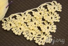 Узор для шали Бабочки-Снежинки Узор для шали Бабочки-Снежинки