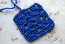 Как вязать Бабушкин квадрат Классический Бабушкин квадрат