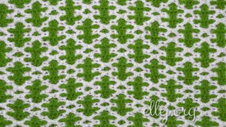 Узор Веселая пчелка крючком