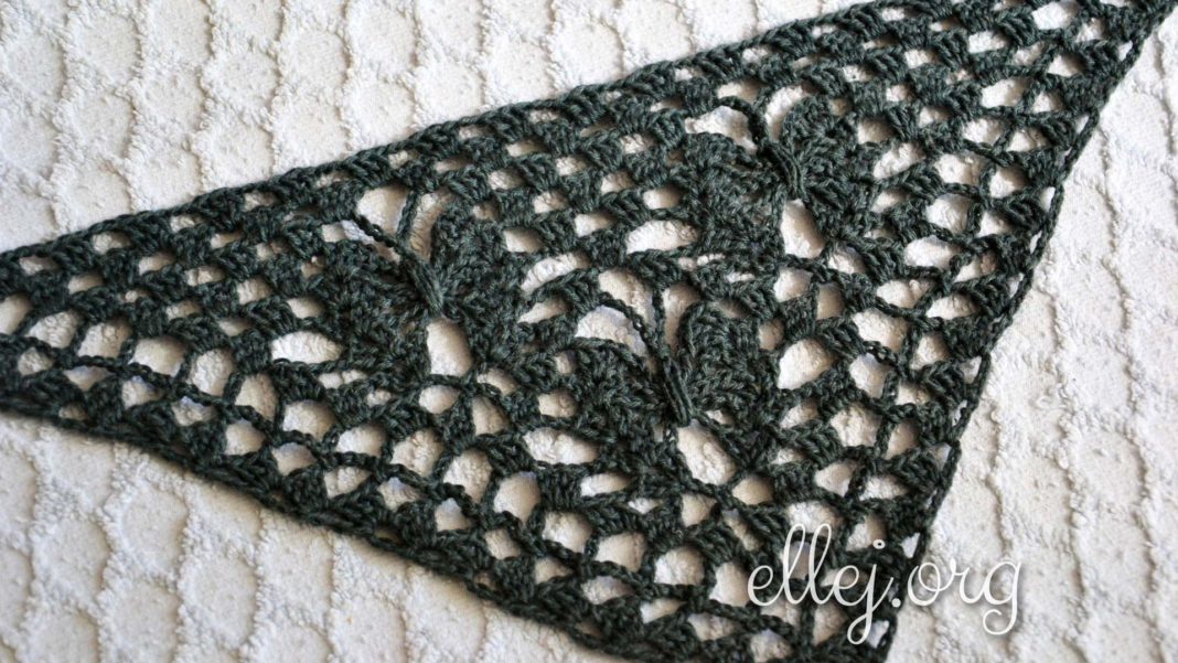 Moon Butterfly Crochet Shawl