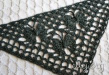 Узор для шали Лунные бабочки Узор для шали Лунные бабочки