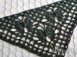 Moon Butterfly Crochet Shawl