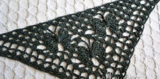 Узор для шали Лунные бабочки Узор для шали Лунные бабочки