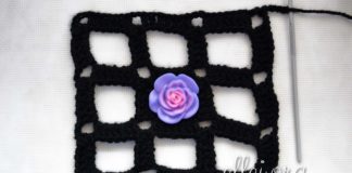 Узор Крупные клетки Узор Крупные клетки крючком